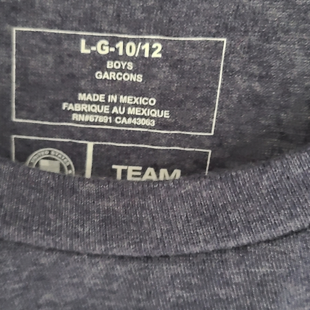 NWOT USA Olympic Boys Navy T-Shirt Short Sleeve Size Y 10-12 - Picture 4 of 4